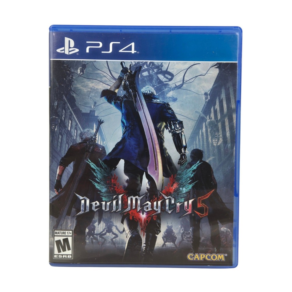 PS4 Devil May Cry 5 Action Adventure Video Game MINT Disc & Case NO Manual M 17+